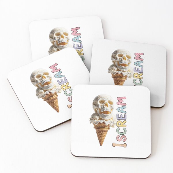Item preview, Screaming Skull Ice Cream designed and sold by NickTaroDesign.