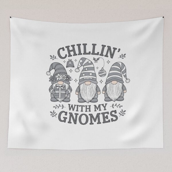 Item preview, Chillin with My Gnomes Cute Christmas Gnome designed and sold by Hananiah Merch.