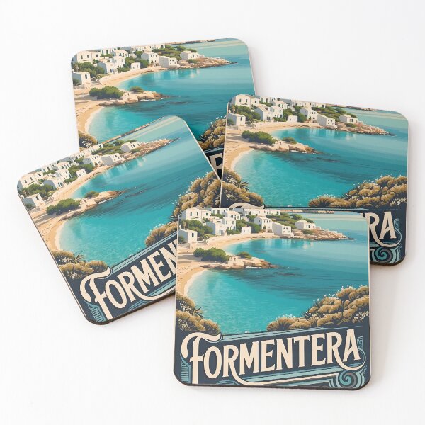 Item preview, Vintage Formentera Art Print with Mediterranean Charm designed and sold by Ceemko's Vintage Corner.