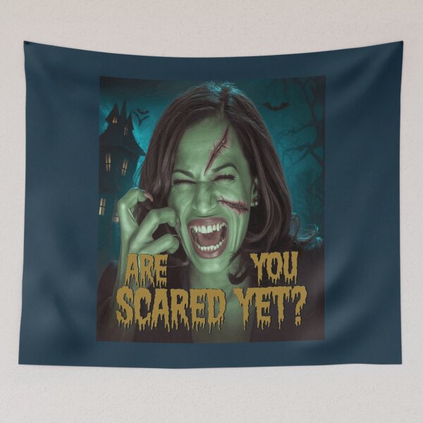 Item preview, Scary Halloween Monster Kamala Harris  designed and sold by Flirt-Teez.