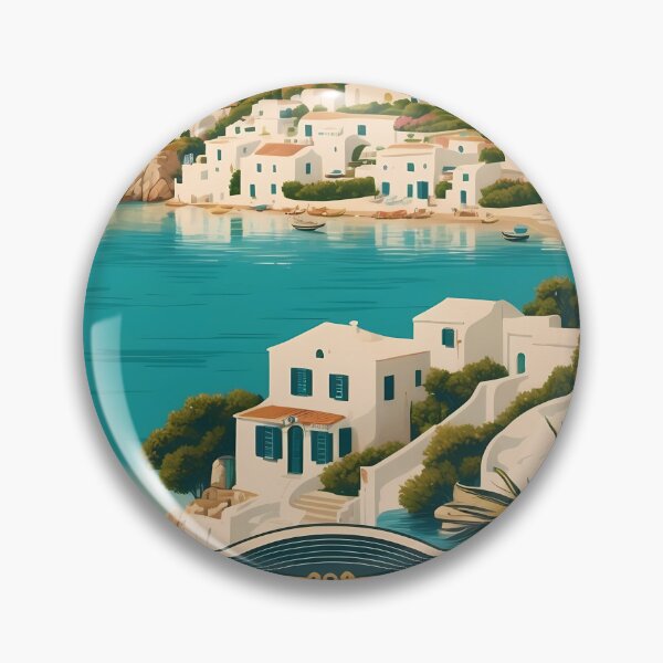 Item preview, Retro Formentera Illustration for Spanish Island Lovers designed and sold by Ceemko's Vintage Corner.