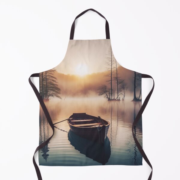 Item preview, River Sunset Vintage Landscape designed and sold by DeeCeeFashion.