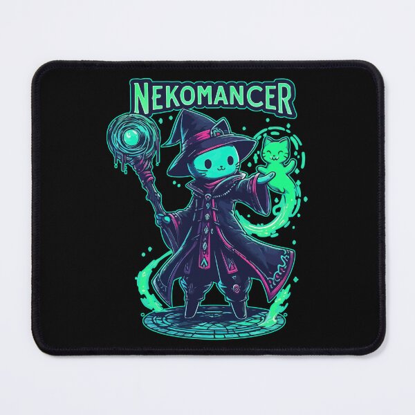 Item preview, Nekomancer Witchy Kawaii Cat designed and sold by TomFrontierArt.