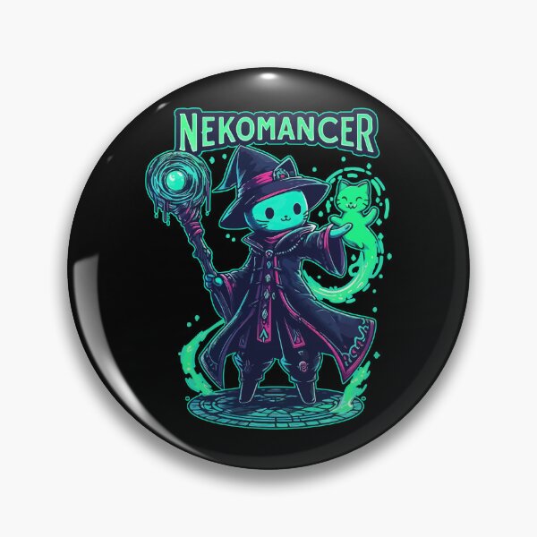 Item preview, Nekomancer Witchy Kawaii Cat designed and sold by TomFrontierArt.