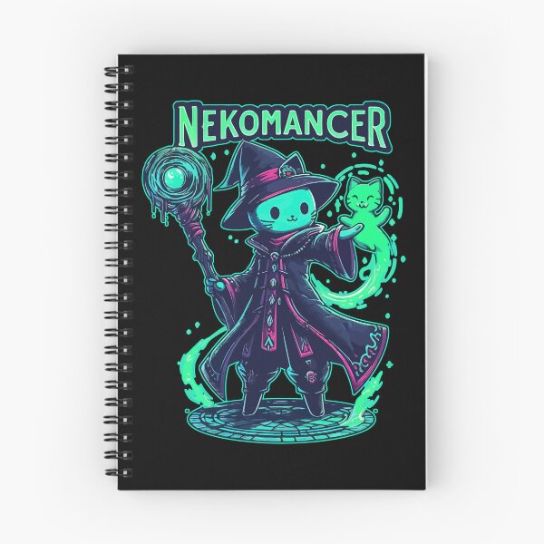 Item preview, Nekomancer Witchy Kawaii Cat designed and sold by TomFrontierArt.