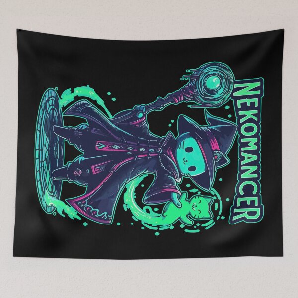 Item preview, Nekomancer Witchy Kawaii Cat designed and sold by TomFrontierArt.
