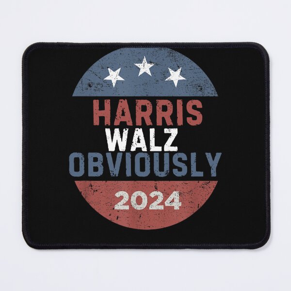 Item preview, Harris Walz obviously tim walz kamala harris 2024 designed and sold by ArtfulWolves.