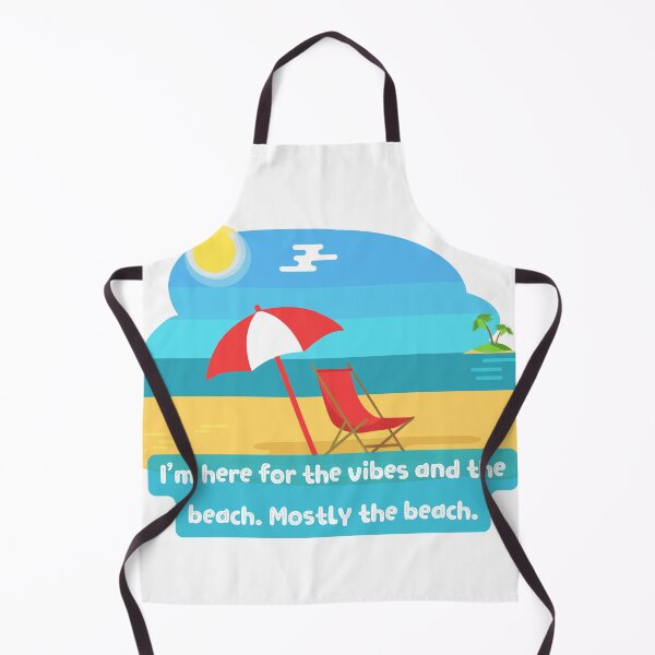 Item preview, I'm here for the vibes and the beach. Mostly the beach. designed and sold by KookiewthTae.