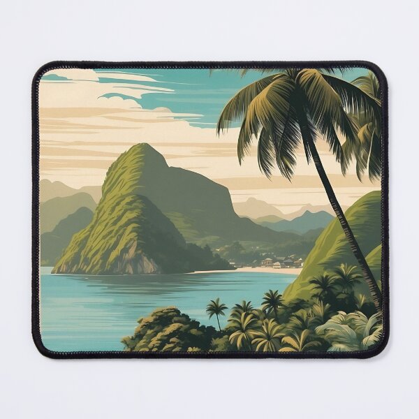 Item preview, Vintage-Inspired Koh Samui Art Print for Tropical Decor designed and sold by Ceemko's Vintage Corner.