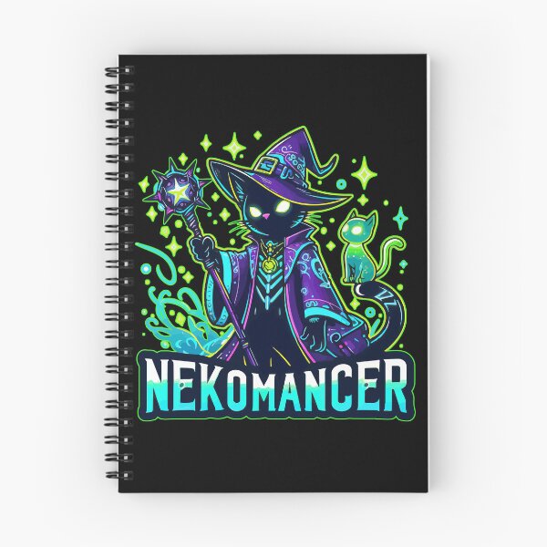 Item preview, Nekomancer Witchy Kawaii Black Cat designed and sold by TomFrontierArt.