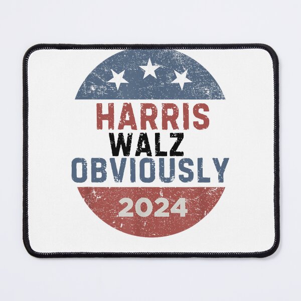 Item preview, Harris Walz obviously tim walz kamala harris 2024 designed and sold by ArtfulWolves.
