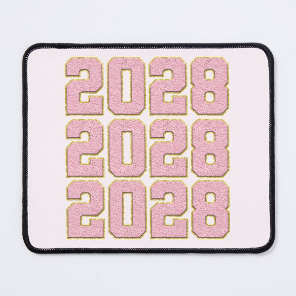 Item preview, Class of 2028 Varsity Letter Patch designed and sold by Creative Brat Design Studio.