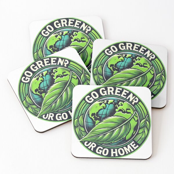 Item preview, Go Green or Go Home, Eco Friendly designed and sold by WildVista.