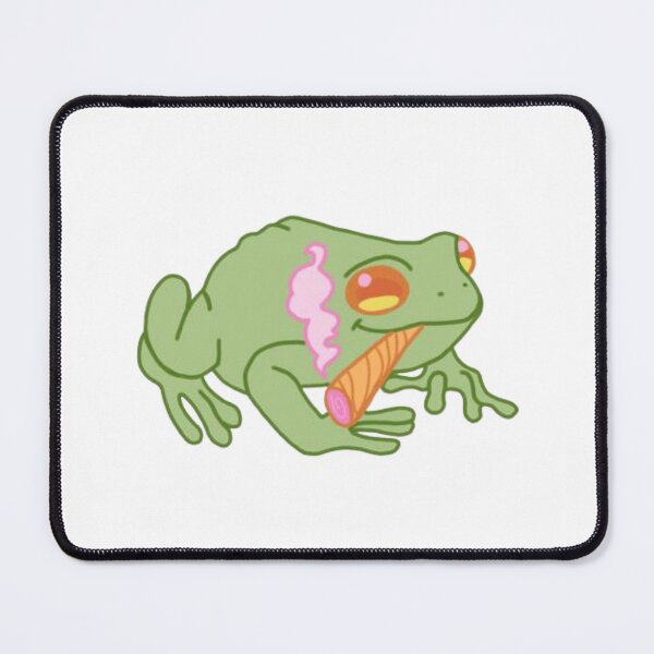 Item preview, Cute Smoking Frog. designed and sold by Jakubos.