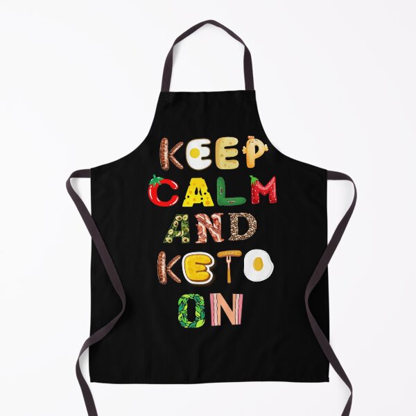 Item preview, Keto Diet T-Shirt - Keep Calm and Keto On - Perfect Low Carb Gift designed and sold by MaSzStyle.