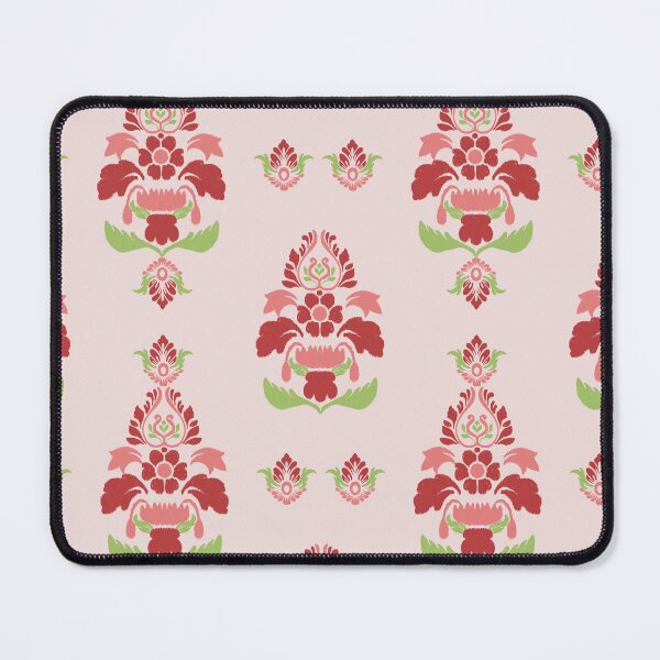 Item preview, Traditional ikat seamless on pink background designed and sold by SeamlessHub4289.