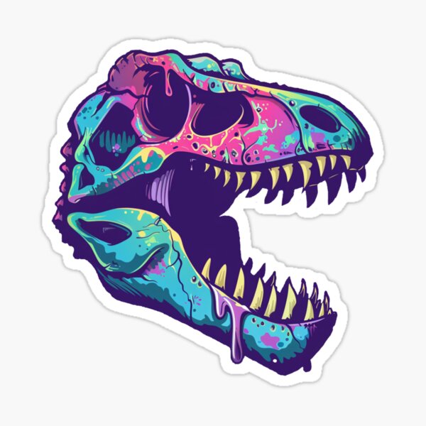 Item preview, t-rex skull designed and sold by HauntedEmporium.
