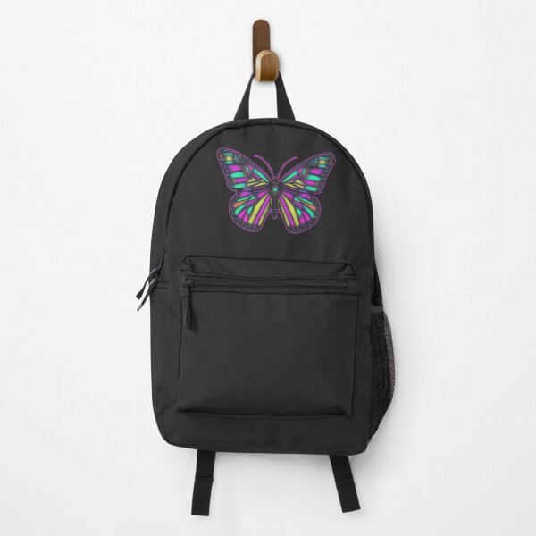 Item preview, Neon Stained Glass Aesthetic Butterfly designed and sold by xelalex5.