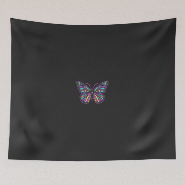 Item preview, Neon Stained Glass Aesthetic Butterfly designed and sold by xelalex5.