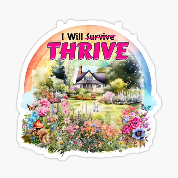 Item preview, I Will THRIVE designed and sold by Karen Wood.