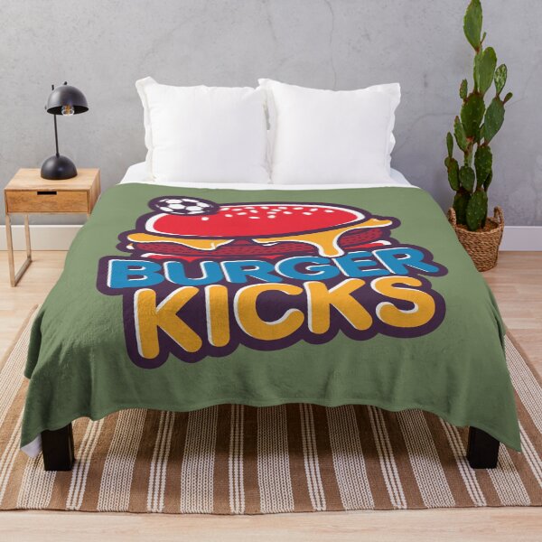 Item preview, Burger kicks football designed and sold by NextRVibe.