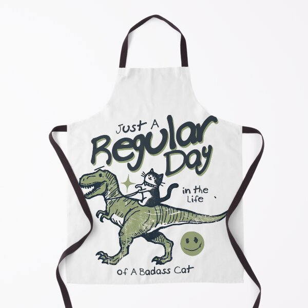 Item preview, fuuny cat rideing dinosaur designed and sold by ShawishArt.