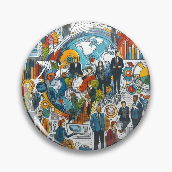 Item preview, Global Business Dynamics designed and sold by ZenOfAIarts.