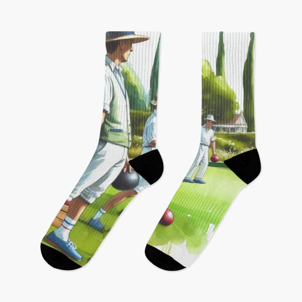 Item preview, Lawn Bowls Vintage Poster Sport designed and sold by devonclemon.
