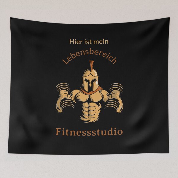 Item preview, Here Is My Living Space Gym designed and sold by Traumbrise.