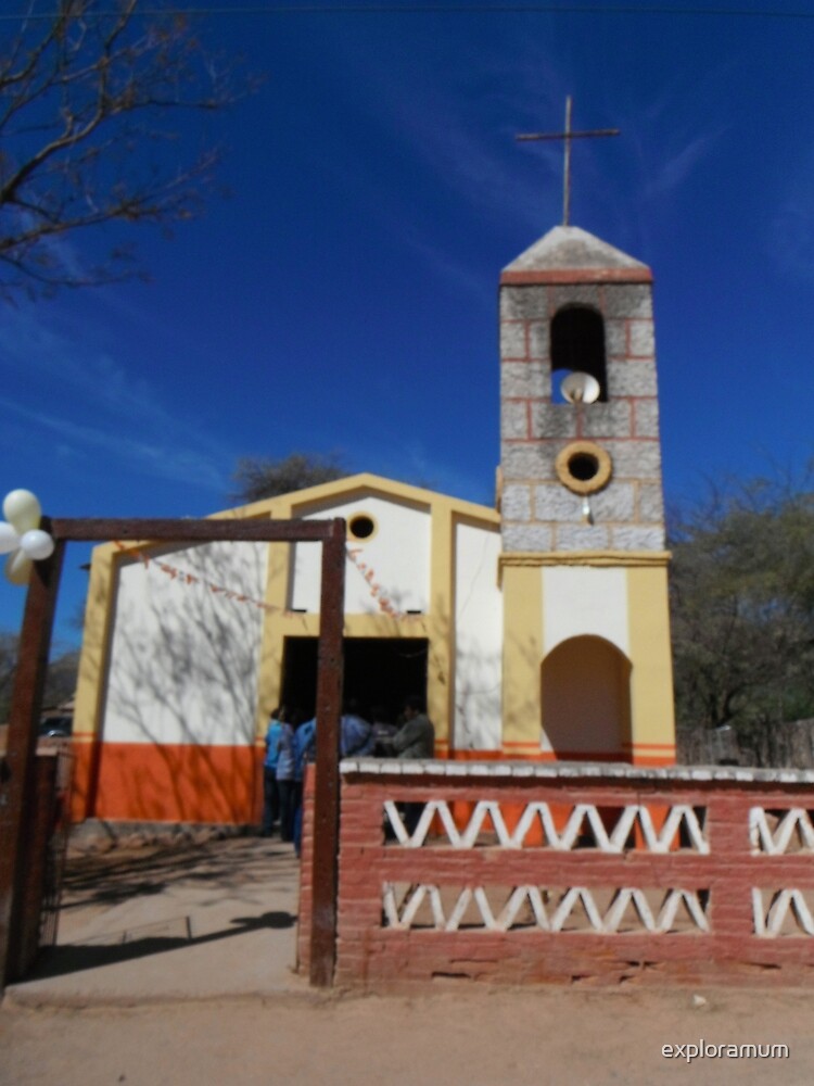 Tarjetas de felicitación «Iglesia del Desierto entre Villamontes y Tarija -  Bolivia - América del Sur» de exploramum | Redbubble