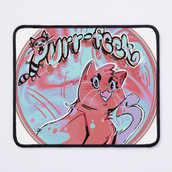 Item preview, Purrfect Cat Sticker designed and sold by VibratingAurora.