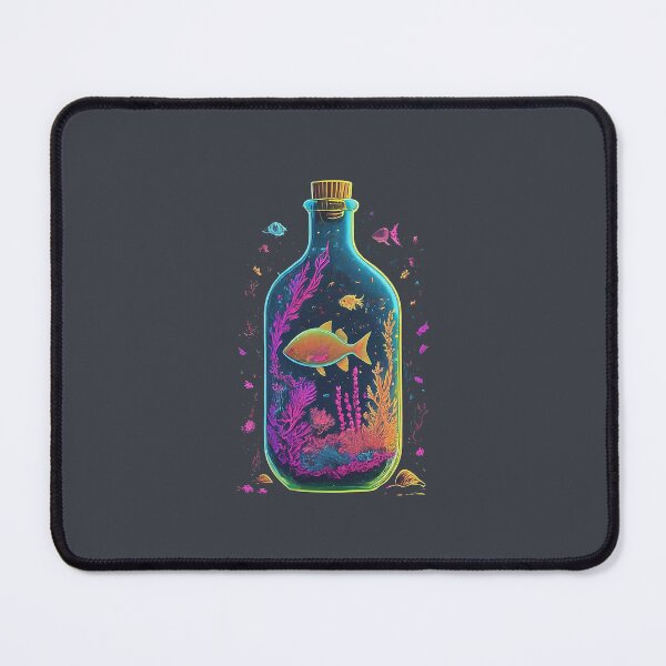 Item preview, Neon Ocean Ecosystem in a Bottle designed and sold by xelalex5.