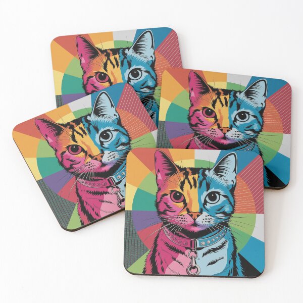 Item preview, Suspicious Cats color designed and sold by Jessica  art.