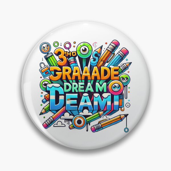 Item preview, Playful Third Grade Dream Team Colorful Back-to-School designed and sold by DrawHandArt.