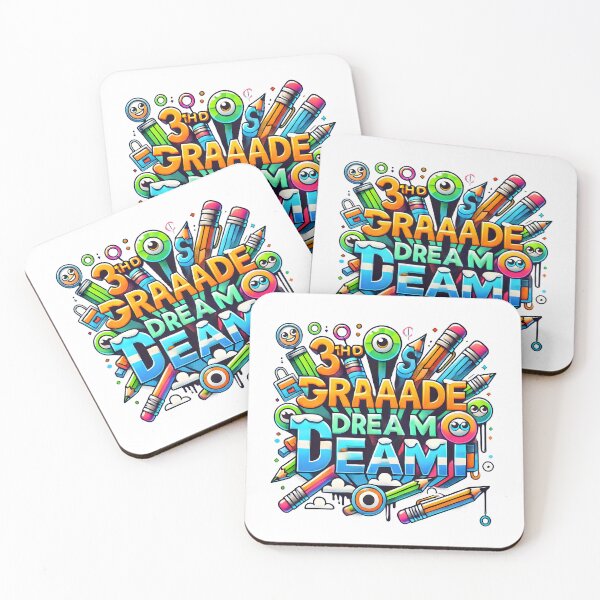 Item preview, Playful Third Grade Dream Team Colorful Back-to-School designed and sold by DrawHandArt.
