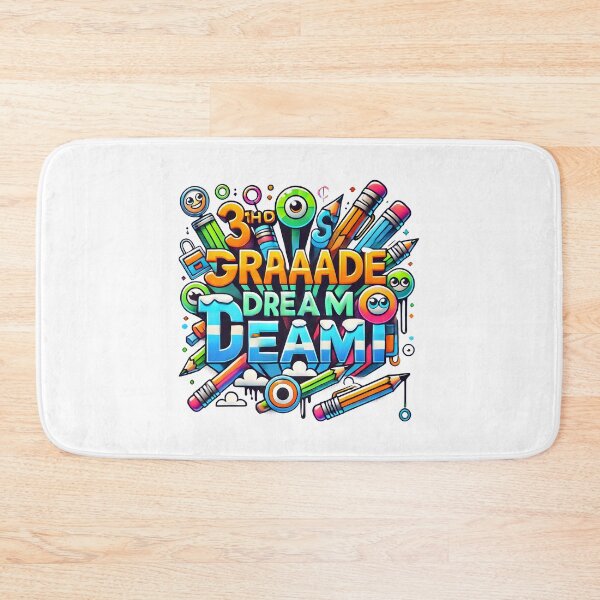 Item preview, Playful Third Grade Dream Team Colorful Back-to-School designed and sold by DrawHandArt.