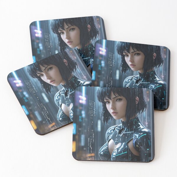 Item preview, Cyberpunk Girl Holographic Motoko  designed and sold by Smash-420.