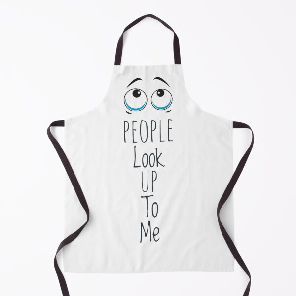 Item preview, Tall Person Humorous People Look Up to Me   designed and sold by Jenny Meehan Art Prints and Patterns  .