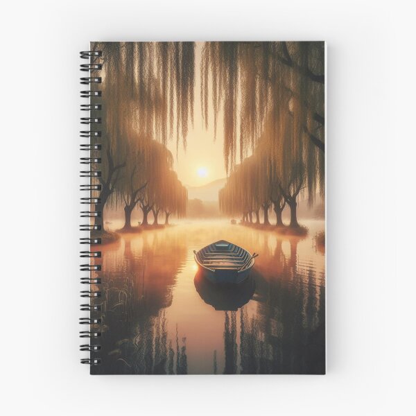 Item preview, Vintage River Sunset Landscape  designed and sold by DeeCeeFashion.