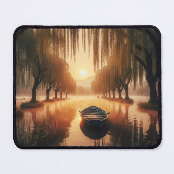 Item preview, Vintage River Sunset Landscape  designed and sold by DeeCeeFashion.