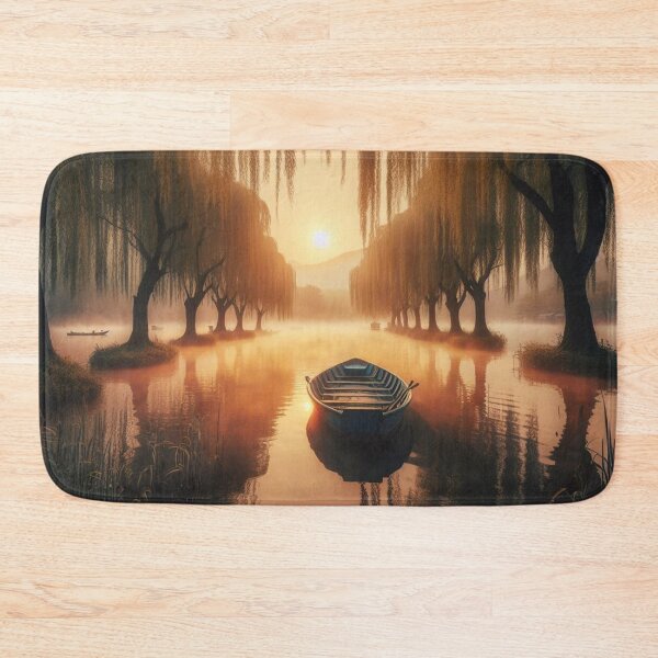 Item preview, Vintage River Sunset Landscape  designed and sold by DeeCeeFashion.