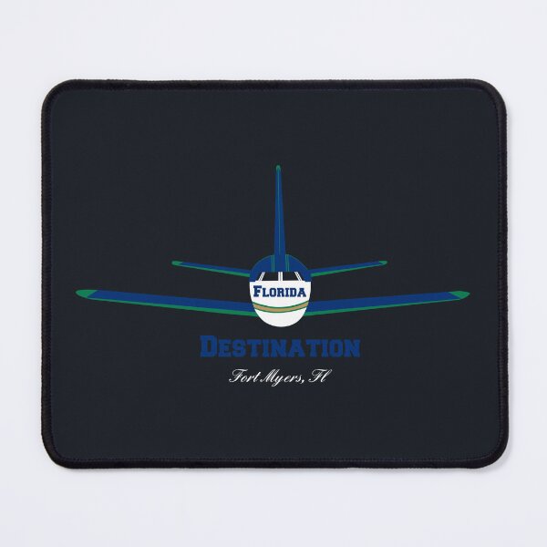 Item preview, Destination Fort Myers FL Airplane Airport Logo  designed and sold by Lartheviking.