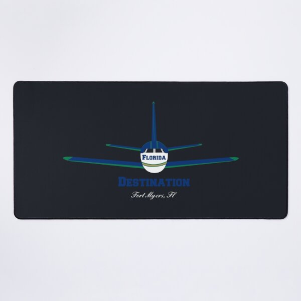 Item preview, Destination Fort Myers FL Airplane Airport Logo  designed and sold by Lartheviking.