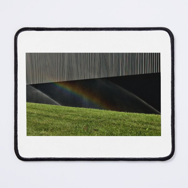 Item preview, Abstract image of sprinklers creating a rainbow designed and sold by colliophoto.