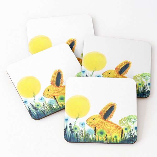 Item preview,  Hazel in the Meadow - Watership Down Inspired Art by Jemma Jamie Skidmore designed and sold by Jemma Jamie Skidmore.