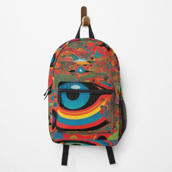 Item preview, Colorful Retro Style Vintage 1960s Psychedelic Art designed and sold by HLPsychDesigns.