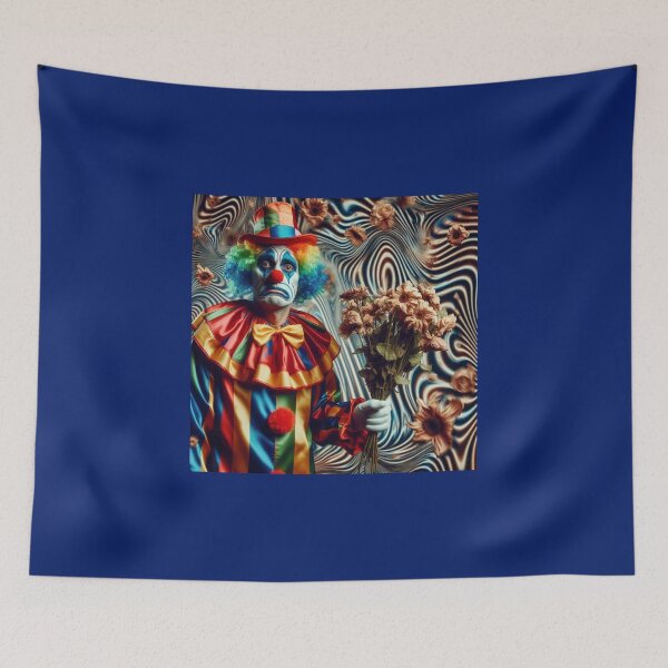 Item preview, Sad Clown with Wilted Flowers designed and sold by Halifaxartguy.