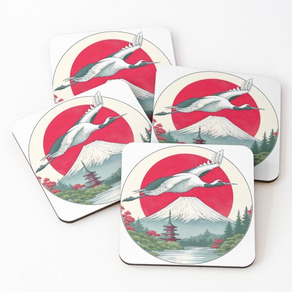 Item preview, Red-Crowned Crane In Japan designed and sold by RubisLeaf.