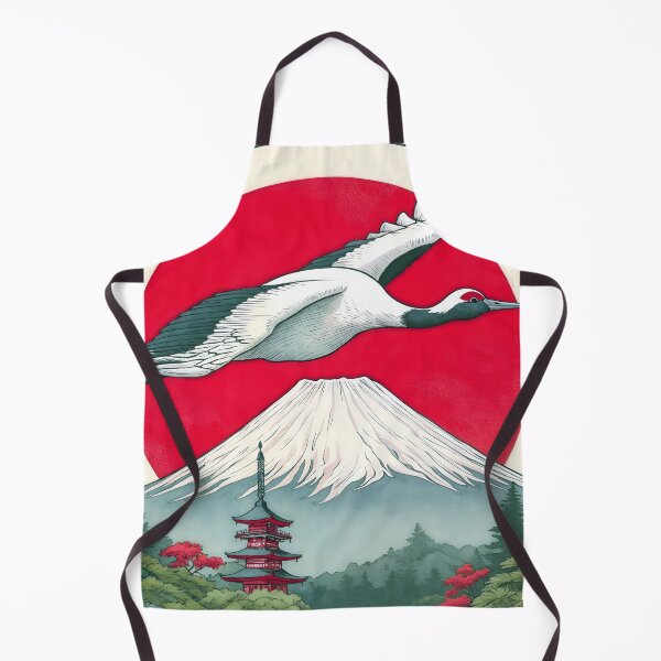 Item preview, Red-Crowned Crane In Japan designed and sold by RubisLeaf.