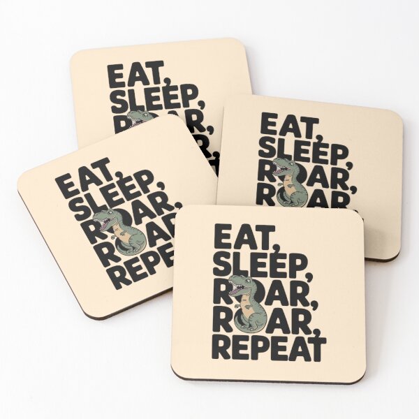 Item preview, Eat, Sleep, Roar, Roar, Repeat designed and sold by 123ks.